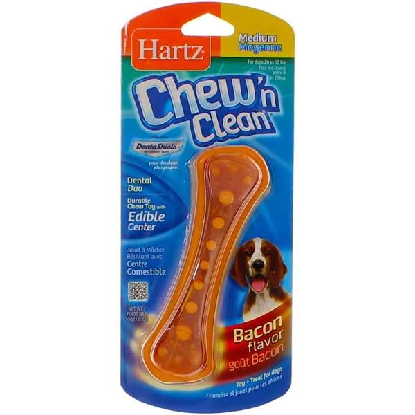 Hartz Chew N Clean Dental Duo Medium Dog Toy