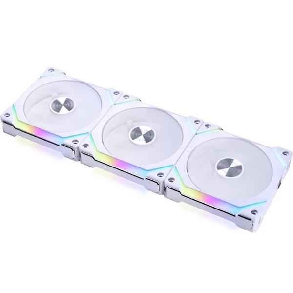 Lian Li SL120 V2 Uni Fan ARGB PWM 120mm White 3 Pack