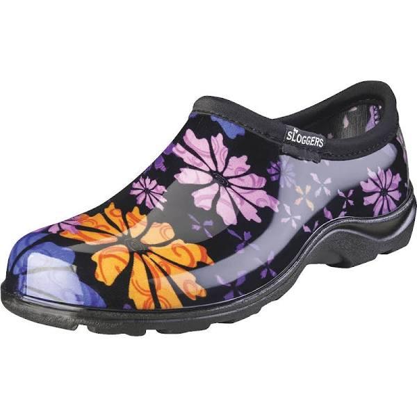 Sloggers 5116FP09 2016 Floral Collection Women's Rain & Garden Shoe, Size 9, Flower Power