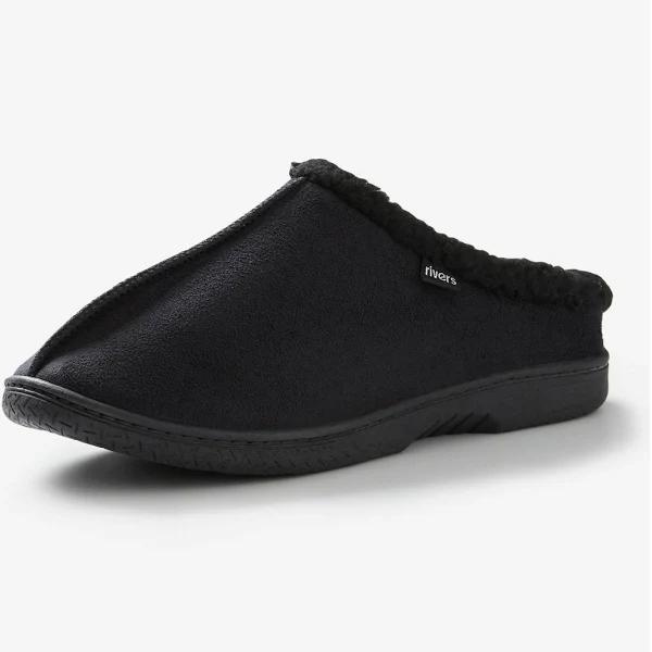 Rivers Torrent Slipper Mule - Size 7 - Mens - Black