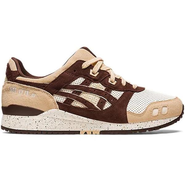 ASICS Gel-Lyte III OG - Sportstyle Sneakers - Cream/Dark Brown 5.5