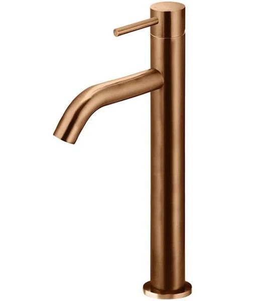 PICCOLA Tall Basin Mixer Tap Colour/Finish: Lustre Bronze - Meir | The Build