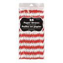 Paper Straws 24 Pack - Royal Blue