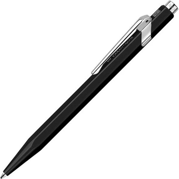 Caran d'Ache 849 Metal Range Ball Pen - Black with Black Cartridge