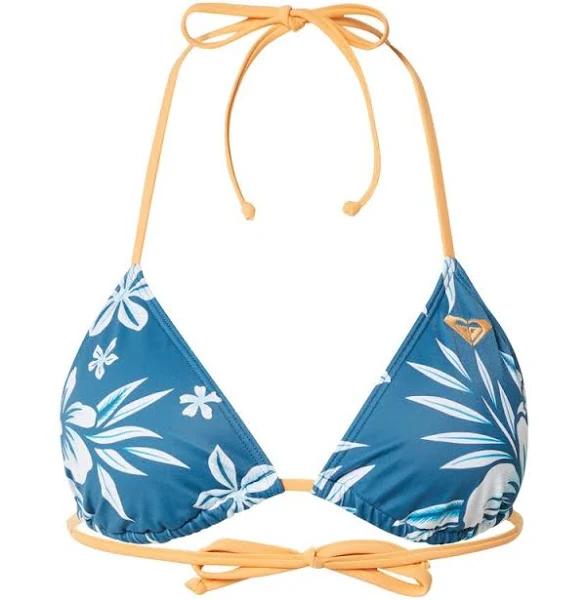 Swimsuit Roxy Life Reef Bloom Top - BSK6/Moroccan Blue Alahia - Women ́s XS