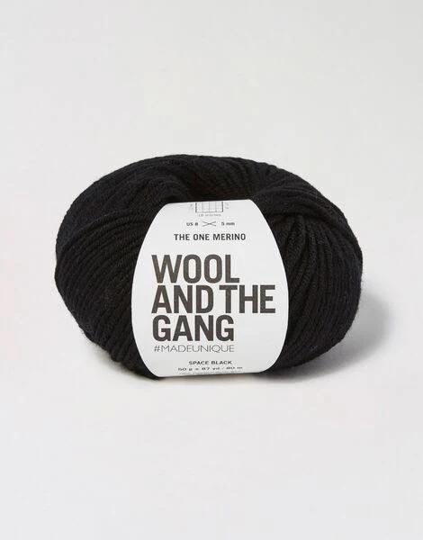 Wool And The Gang The One Merino Yarn - Space Black Yarn