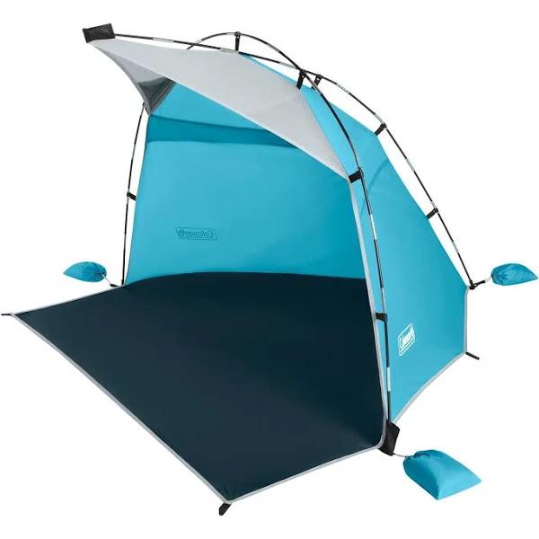 Coleman Skyshade Small Compact Beach Shade - Caribbean Sea