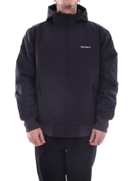 Carhartt WIP Hooded Sail Jacket (Black / White)