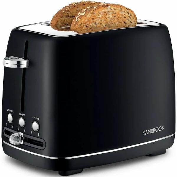 Kambrook Perfect Slice 2 Slice Toaster Black