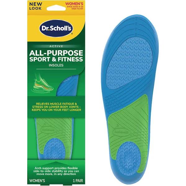 Dr. Scholl’s Athletic Series Sport Insoles for Women 1 Pair Size 6-10