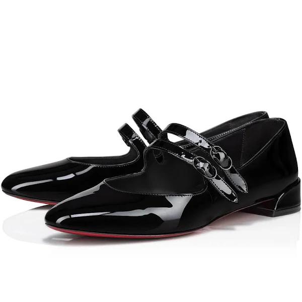 Christian Louboutin Sweet Jane Patent Red Sole Ballerina Flats