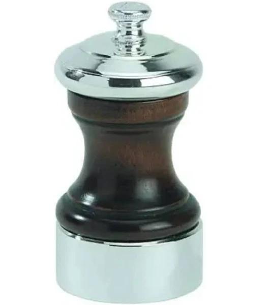 Peugeot Palace Pepper Mill - Silverplate / Polished Wood - 10cm