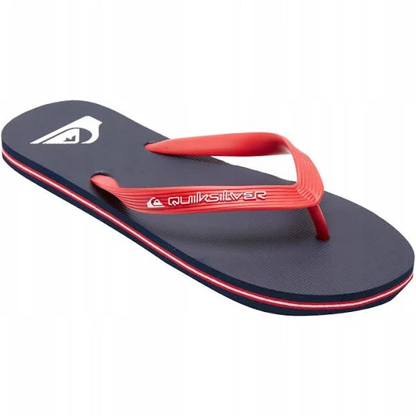 Quiksilver Molokai Panel Flip Flops Dark Blue Red - 42