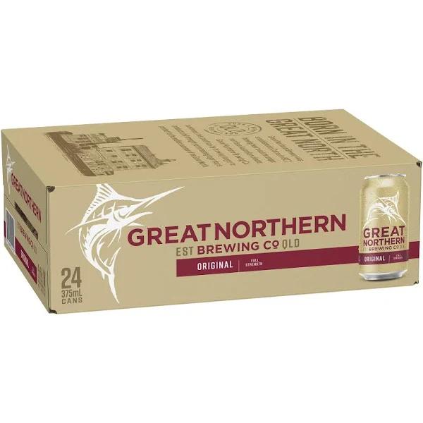 Great Northern Original Lager Beer 24 x 375ml Cans