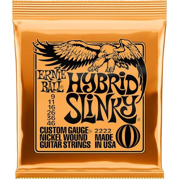 Ernie Ball Electric Guitar Strings (Hybrid Slinky 9-46)