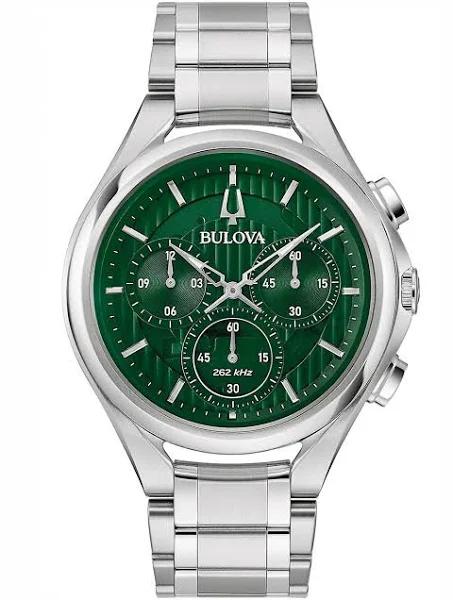 Bulova 96A297 Curv Men's Watch Chronograph 45mm 3ATM