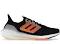 Adidas Men's Ultraboost 22 Running Shoes, Size 11, Black/Flash Orange