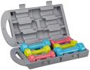 York 10kg PVC Dipped Dumbbell Set in Case