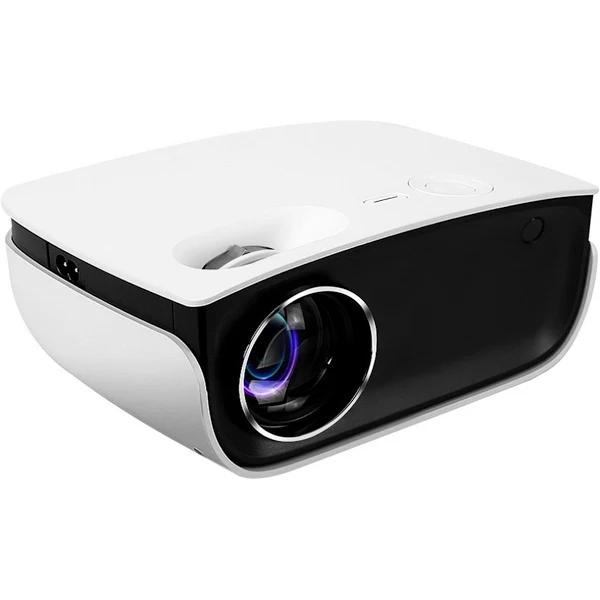 Devanti - Mini Video Projector Wifi USB HDMI Portable 2000 Lumens HD 1080P Home Theater - White