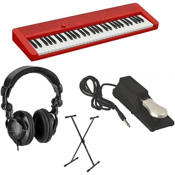 Casio CTS1RD Casiotone Red Touch Sensitive 61-Key Keyboard