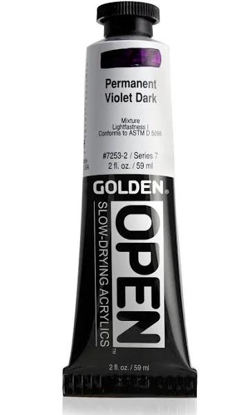 Golden Open Acrylics 59ml Permanent Violet Dark