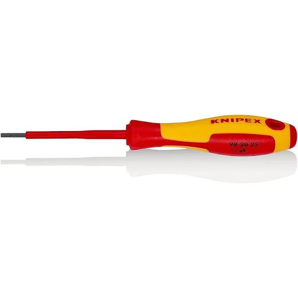 Knipex Slotted Screwdriver, VDE/1000V, 98 20 25