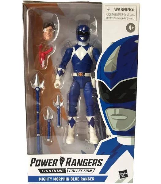 Hasbro Power Rangers Lightning Collection Mighty Morphin Blue Ranger 6-Inch Premium Collectible Action Figure