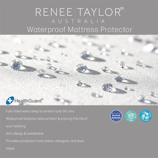 Renee Taylor Premium Waterproof Mattress Protector - Super King