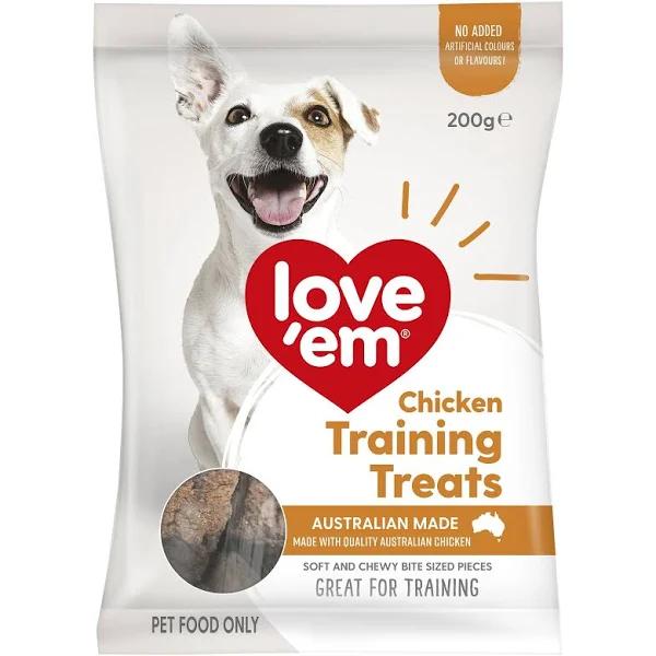 Love Em Chicken Mini Dog Treats 200g