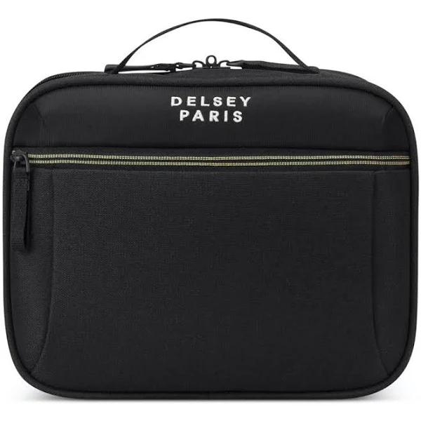 Delsey Brochant 3 Wetpack Toiletry Bag - Deep Black