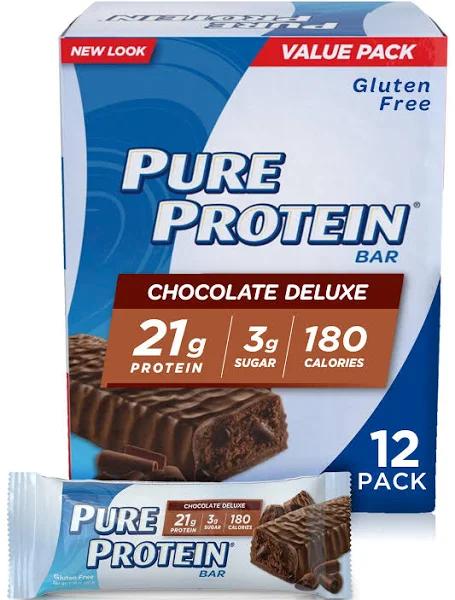 Pure Protein, Chocolate Deluxe Bar, 12 Bars, 1.76 oz (50 g) Each