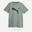 Puma Train Favourite Heather Cat Tee S / Eucalyptus Heather