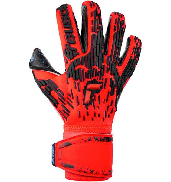 Reusch Attrakt Freegel Fusion Goaliator Goalkeeper Gloves Red 9 1/2