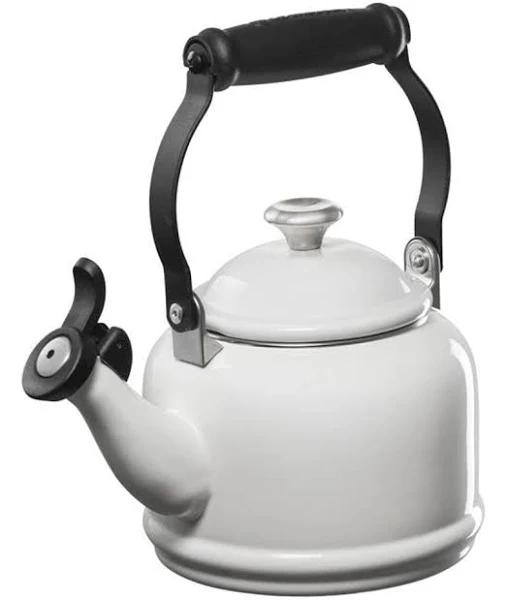 Le Creuset 1.25-Quart Stainless Steel Demi Tea Kettle White