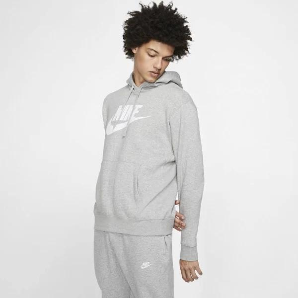 Nike Grey Fleece Sportswear Club Hoodie