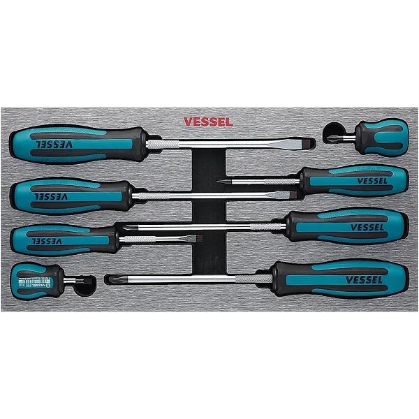 Vessel 9008EVA 8 PC Megadora JAWSFIT Screwdriver Set