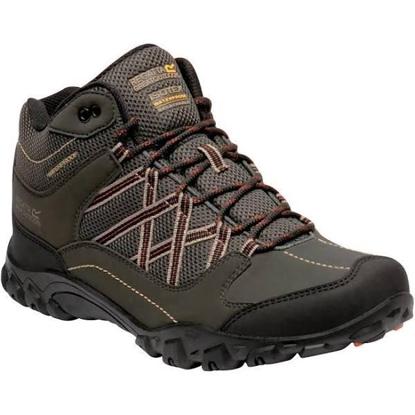 Regatta Mens Edgepoint Hydropel Mid Height Walking Boots Baylf/BntUmb UK Size 7 (EU 41)