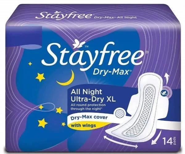 Stayfree All Night Ultra-Dry Max XL - 28 Sanitary Pads