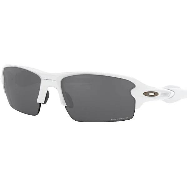 Oakley Polarized Flak 2.0 Sunglasses OO9271-2461 Asian Fit Polished White Prizm Black