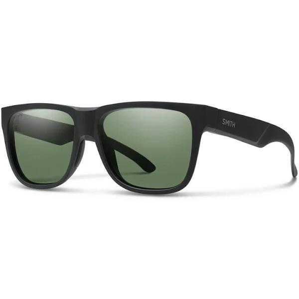 Sunglasses > Smith > Smith Optics > Smith Lowdown 2 Sunglasses > Matte Black - ChromaPop Polarized Grey Green