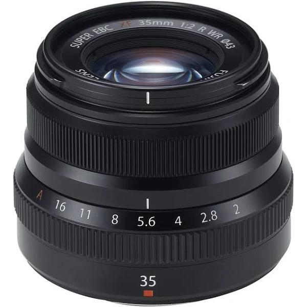 Fujifilm XF 35mm F2 R WR Lens - Black