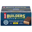 Clif Bar Builder's Protein + Caffeine Bar Chocolate Chip Cookie Dough 12 Bars