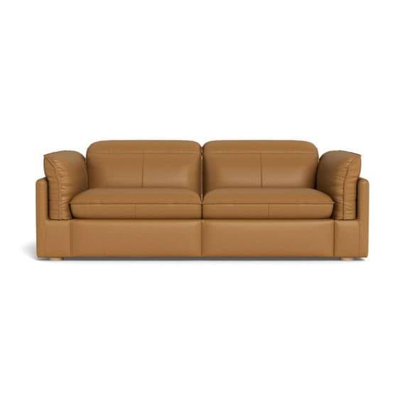 Sorrento Leather Battery Recliner Sofa Taffy by Freedom