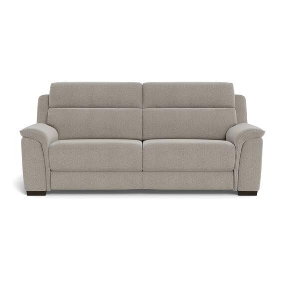 Asher Fabric Battery Recliner Sofa Dove by Freedom