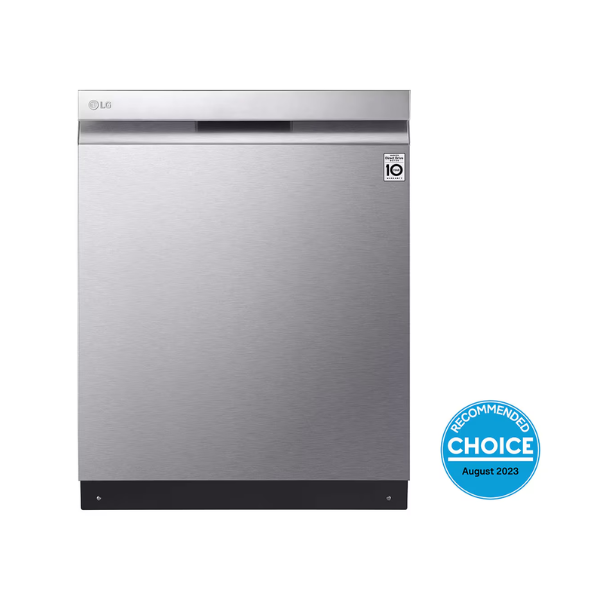 LG XD3A25UNS 15 Place Built-under Steam Dishwasher (Brushed Steel)