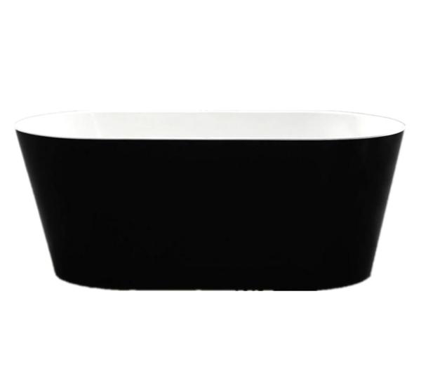 Harper 150cm Free-standing Bath Colour: Black - FontaineIndustries | The Build