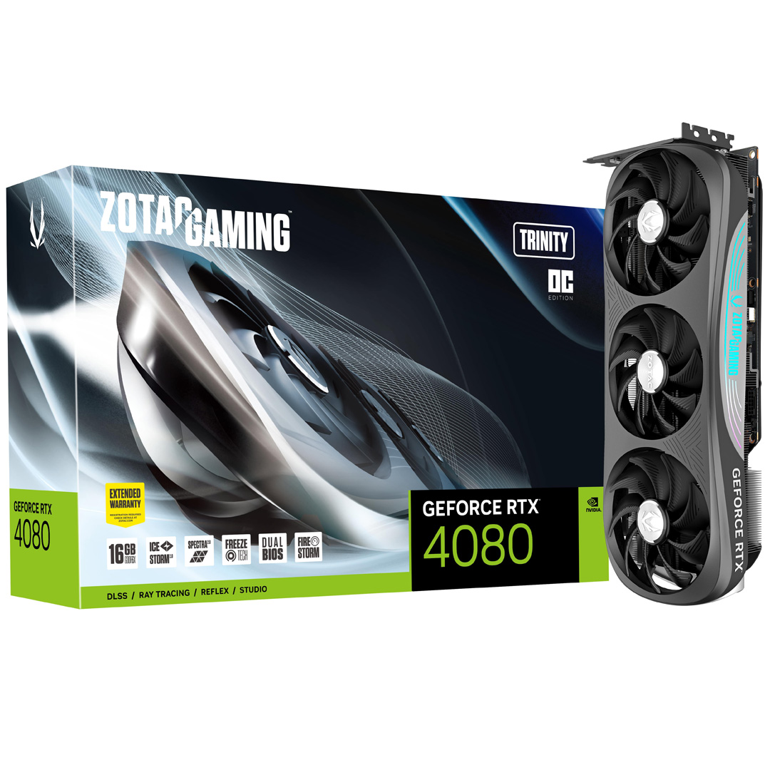 ZOTAC Gaming GeForce RTX 4080 Trinity OC, 16GB