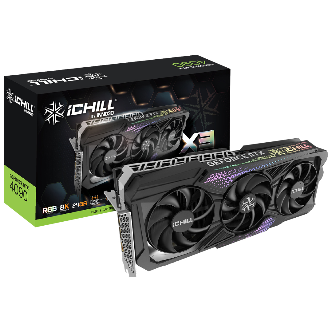 INNO3D GeForce RTX 4090 iChill X3 NVIDIA 24 GB GDDR6X