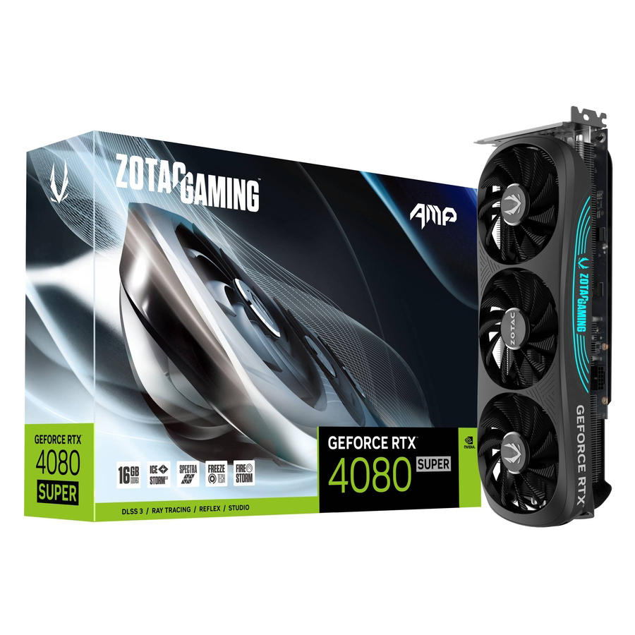 ZOTAC Gaming GeForce RTX 4080 Super Amp 16GB GDDR6X Graphics Card