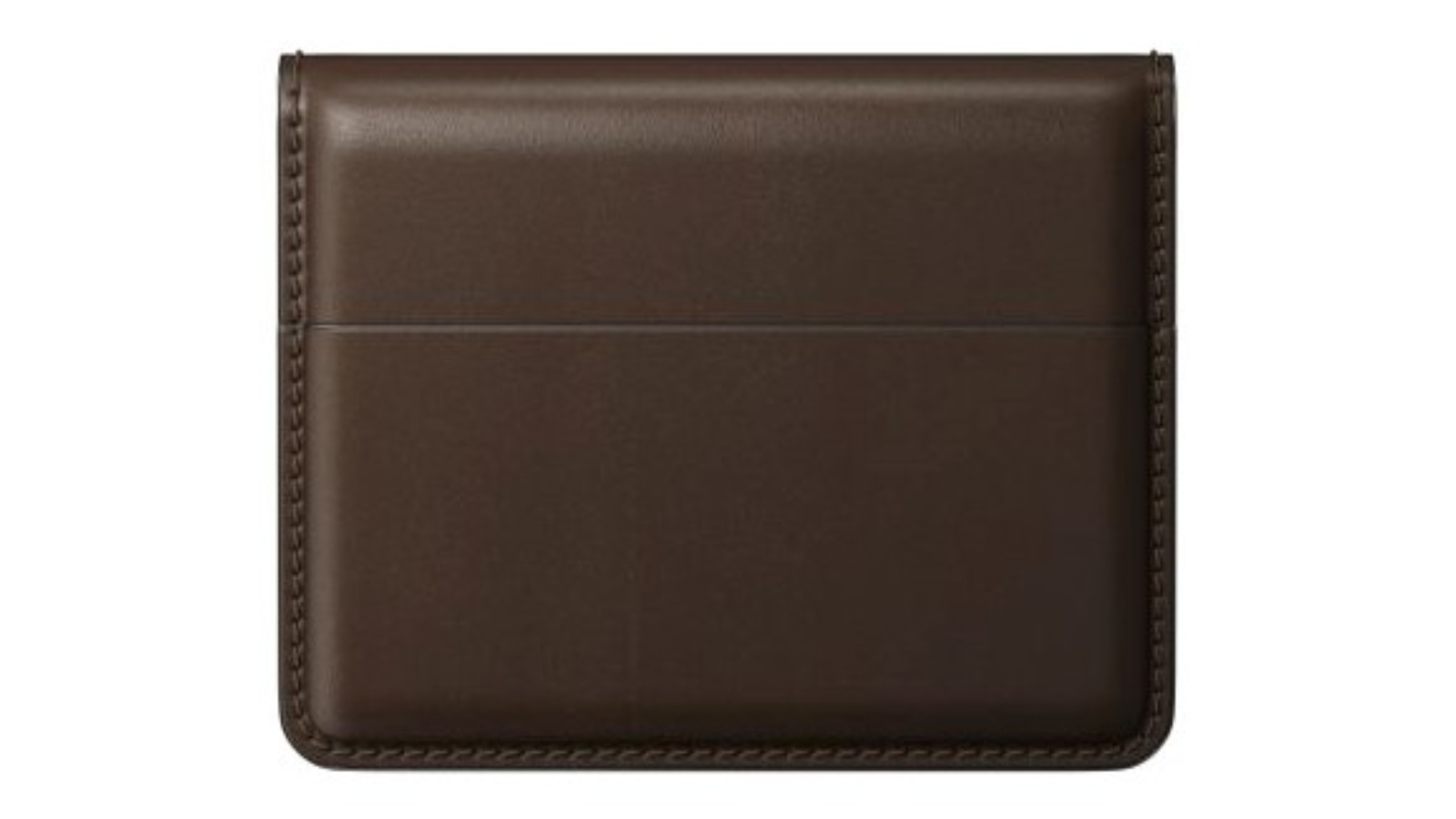 Nomad Card Wallet Plus - Rustic Brown Horween Leather